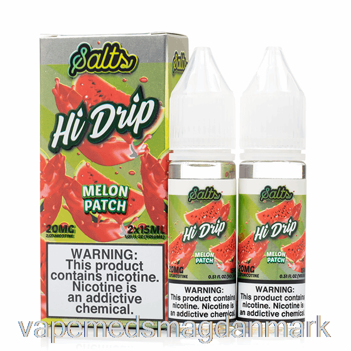 Vape Uden Nikotin Melon Gips - Hi-drip Salt - 30ml 20mg